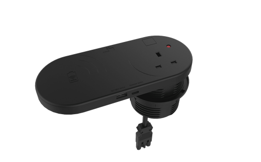 Neptune In-Desk Power Modules Accessories CMD Black  