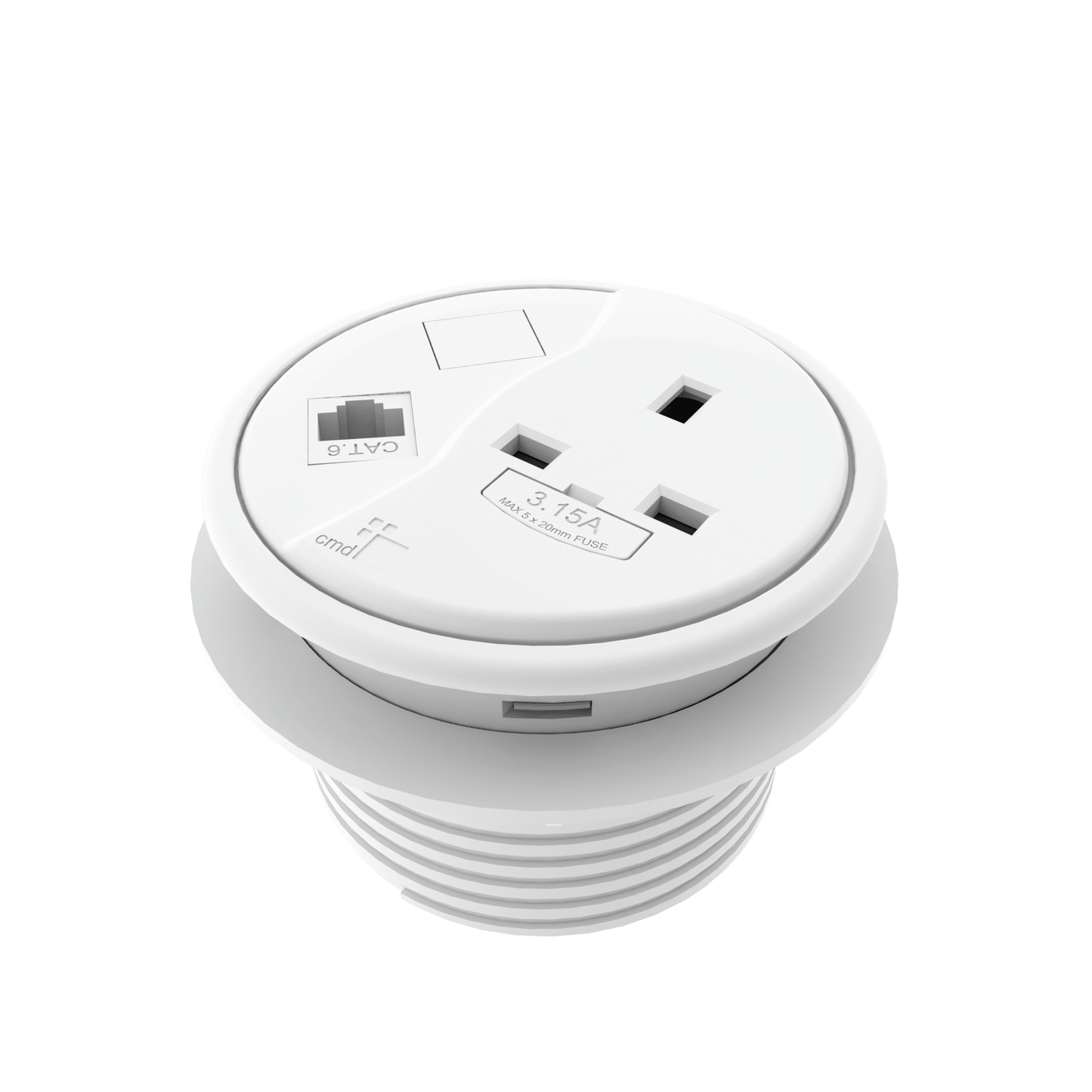 Porthole In-Desk Power & Data Modules