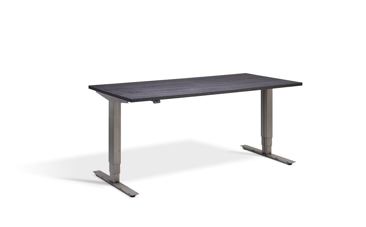 Advance Dual Motor Sit-Stand Desk - 800mm Deep Desktops - Raw Steel Frame