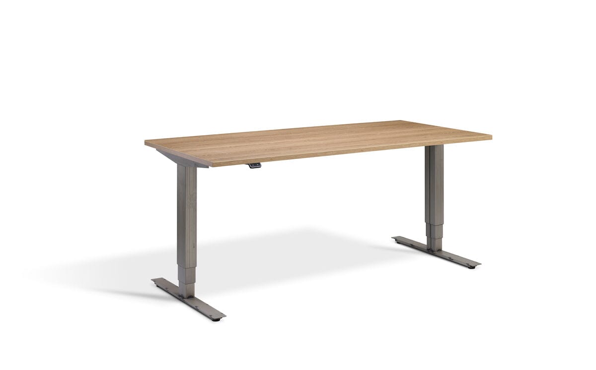 Advance Dual Motor Sit-Stand Desk - 800mm Deep Desktops - Raw Steel Frame