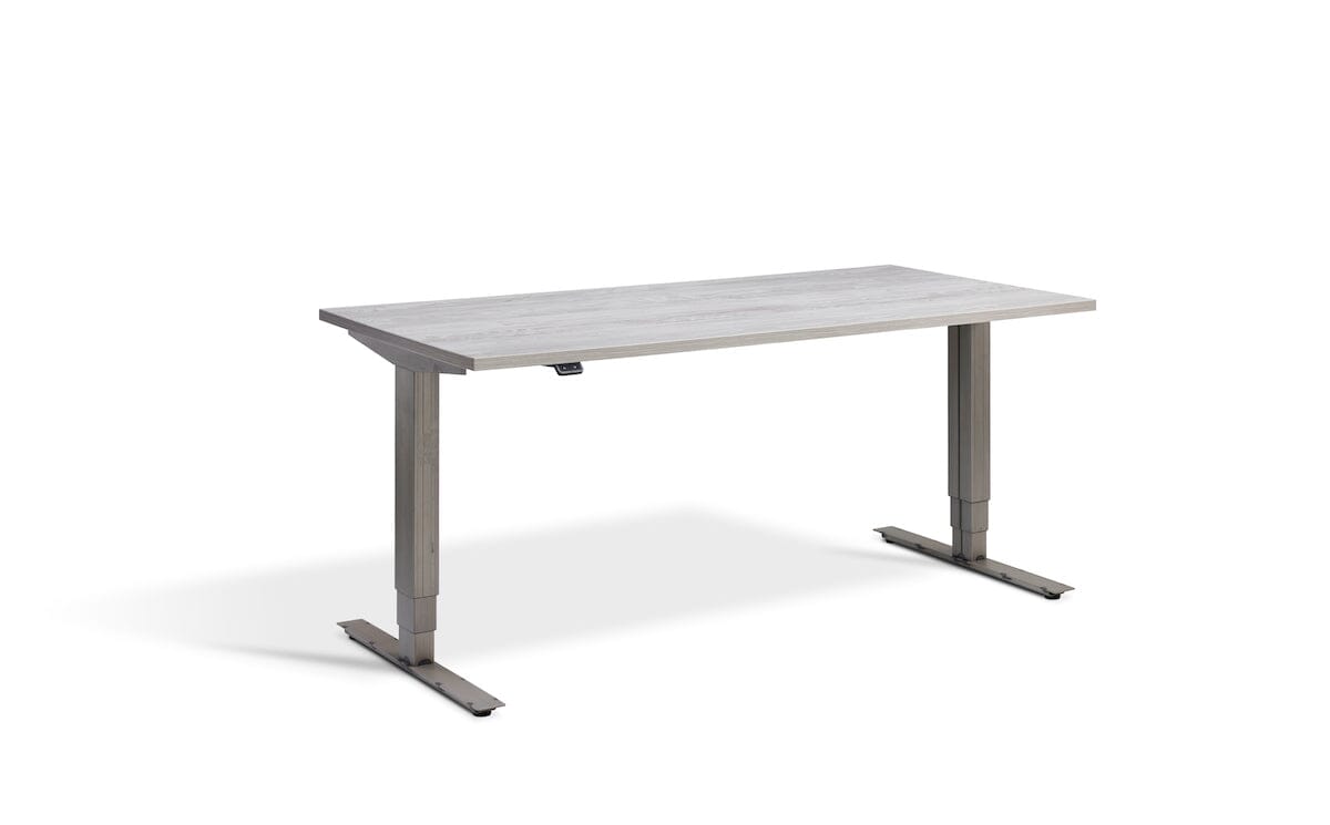 Advance Dual Motor Sit-Stand Desk - 700mm Deep Desktops - Raw Steel Frame