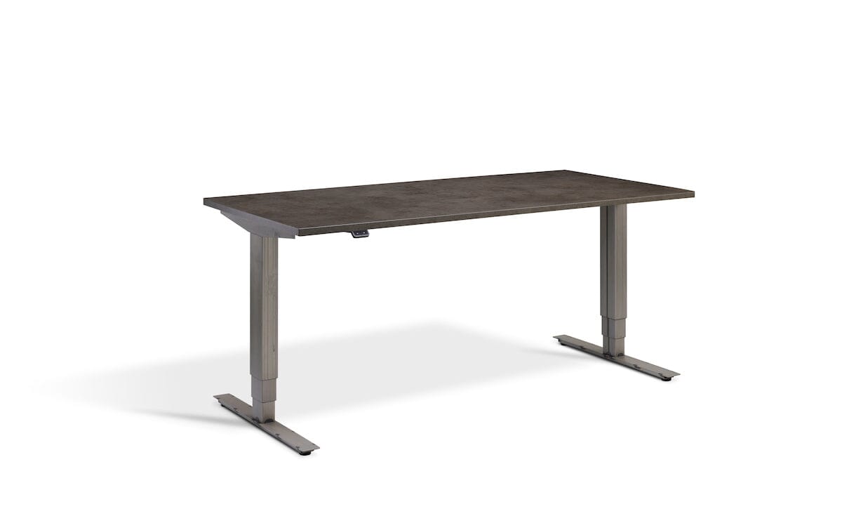 Advance Dual Motor Sit-Stand Desk - 700mm Deep Desktops - Raw Steel Frame