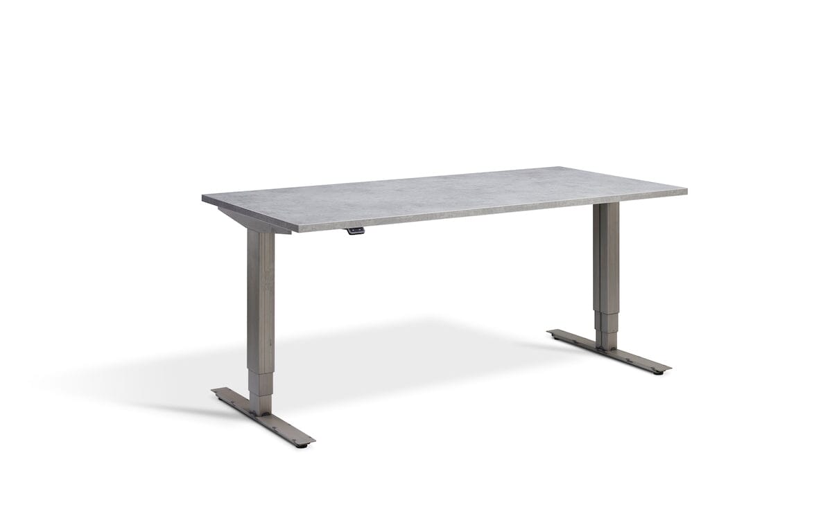 Advance Dual Motor Sit-Stand Desk - 700mm Deep Desktops - Raw Steel Frame