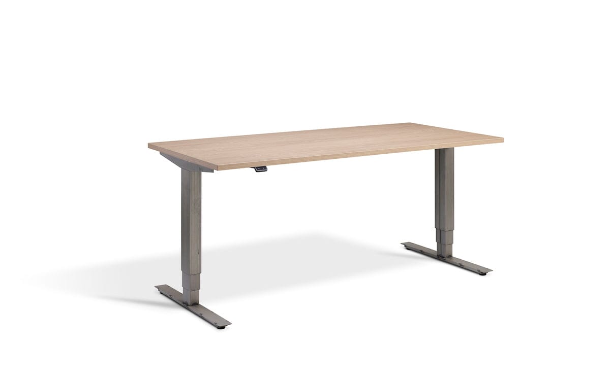Advance Dual Motor Sit-Stand Desk - 700mm Deep Desktops - Raw Steel Frame