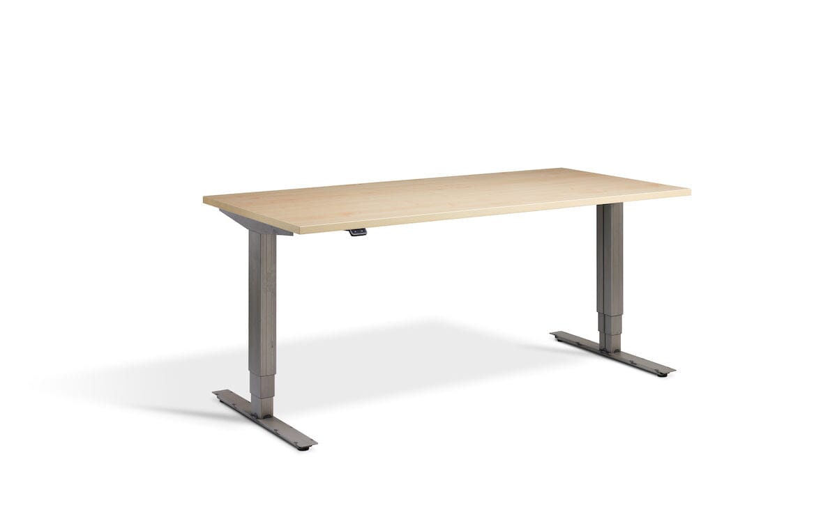 Advance Dual Motor Sit-Stand Desk - 800mm Deep Desktops - Raw Steel Frame
