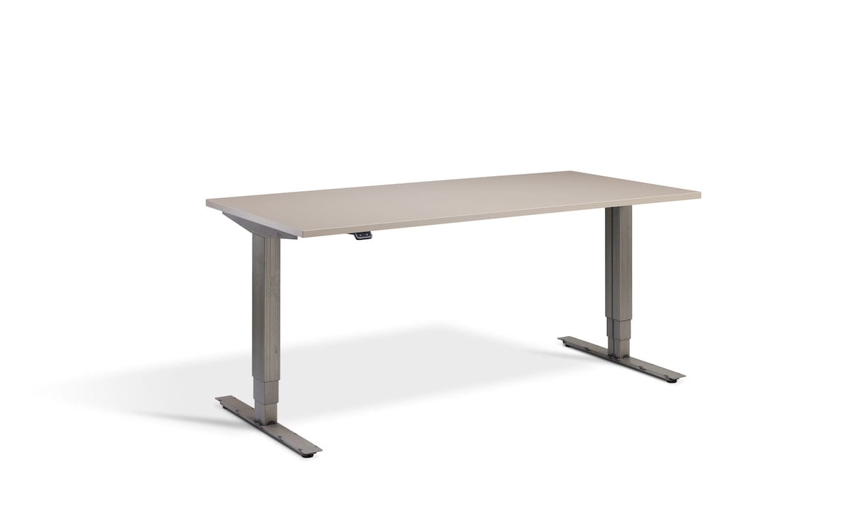 Advance Dual Motor Sit-Stand Desk - 700mm Deep Desktops - Raw Steel Frame