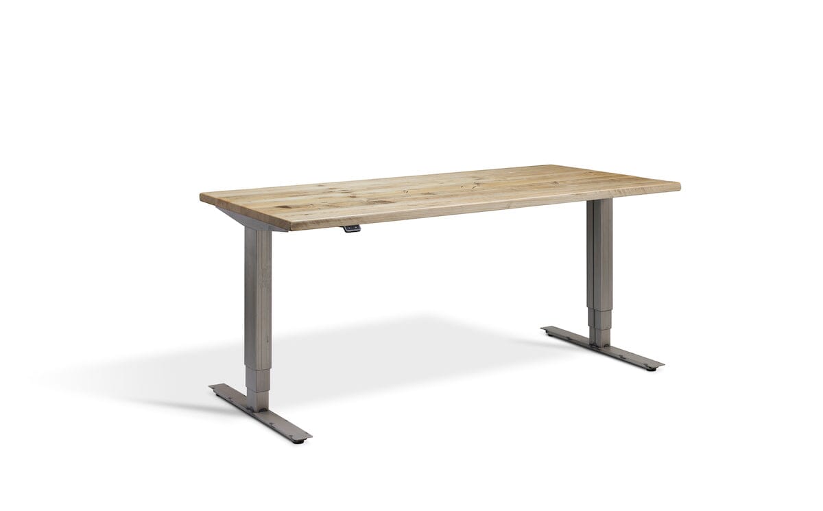 Advance Dual Motor Sit-Stand Desk - 800mm Deep Desktops - Raw Steel Frame