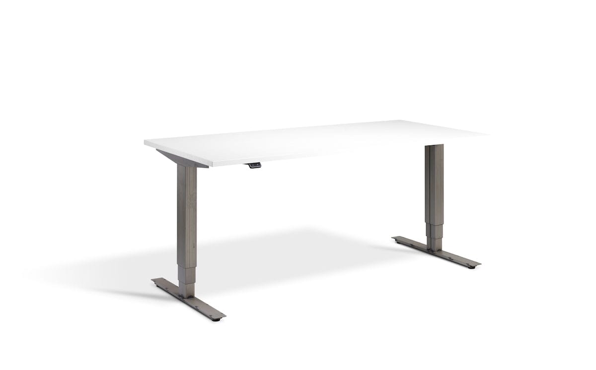 Advance Dual Motor Sit-Stand Desk - 800mm Deep Desktops - Raw Steel Frame