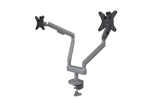 Reach Double Monitor Arm Accessories CMD Silver  