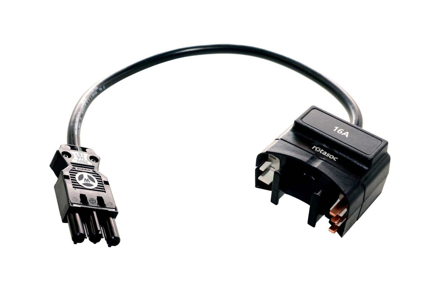 Rotasoc Interconnect Accessories CMD Standard 0.5m 16A Rotasoc Male to GST Female output 