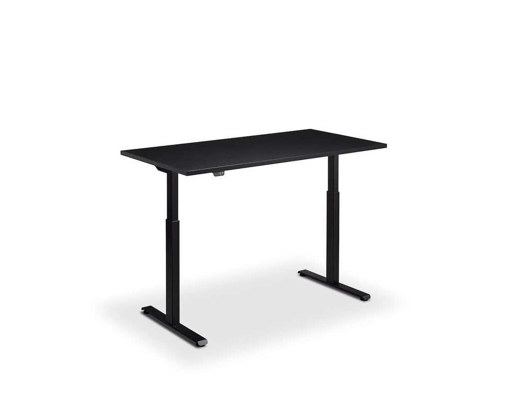 Lavoro Rusa Dual Motor Sit-Stand Desk - 800mm Deep Desktops - Black Frame Accessories Lavoro Black 1200x800 Black