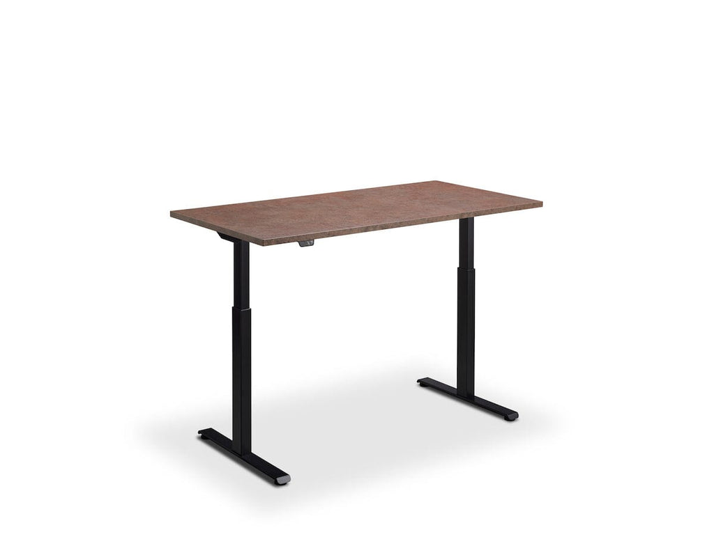 Lavoro Rusa Dual Motor Sit-Stand Desk - 800mm Deep Desktops - Black Frame Accessories Lavoro Ferro Bronze 1200x800 Black