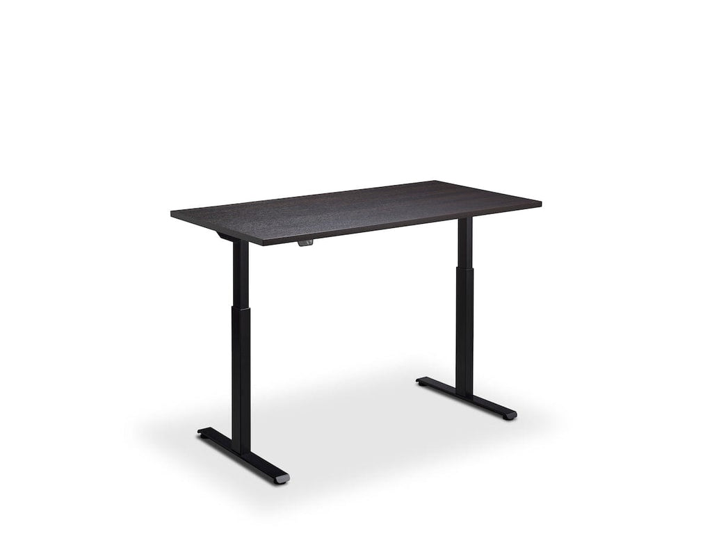 Lavoro Rusa Dual Motor Sit-Stand Desk - 600mm Deep Desktops - Black Frame - e-furniture