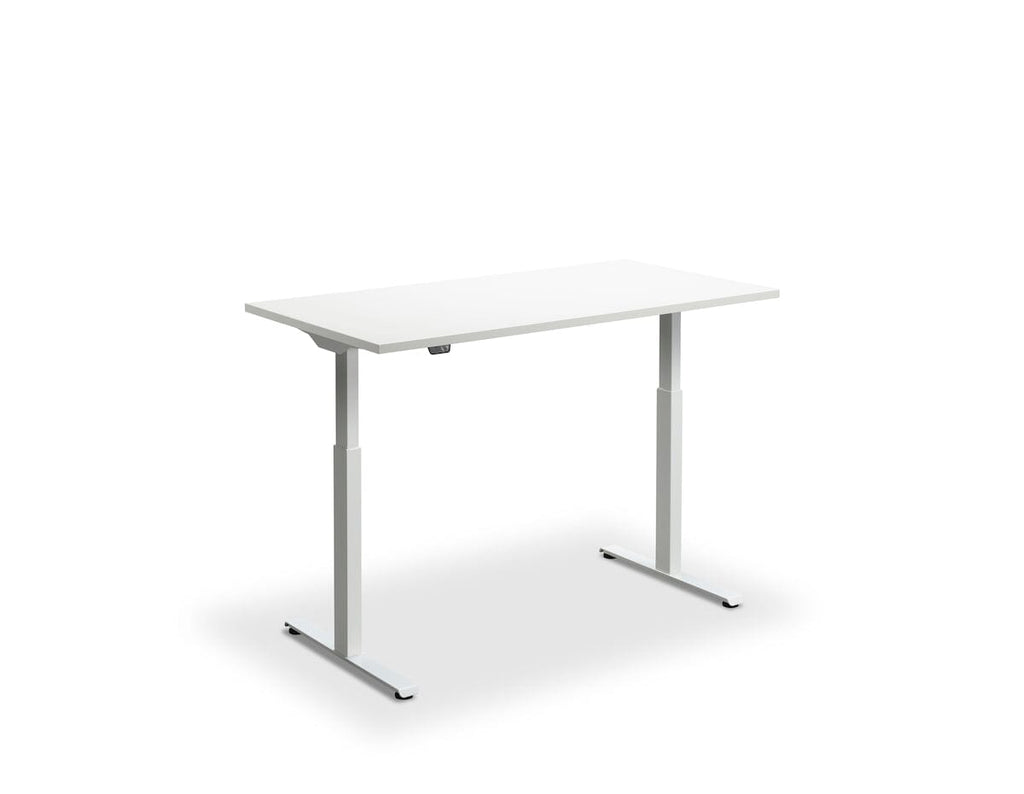 Lavoro Rusa Dual Motor Sit-Stand Desk - 800mm Deep Desktops - White Frame Accessories Lavoro White 1200x800 White