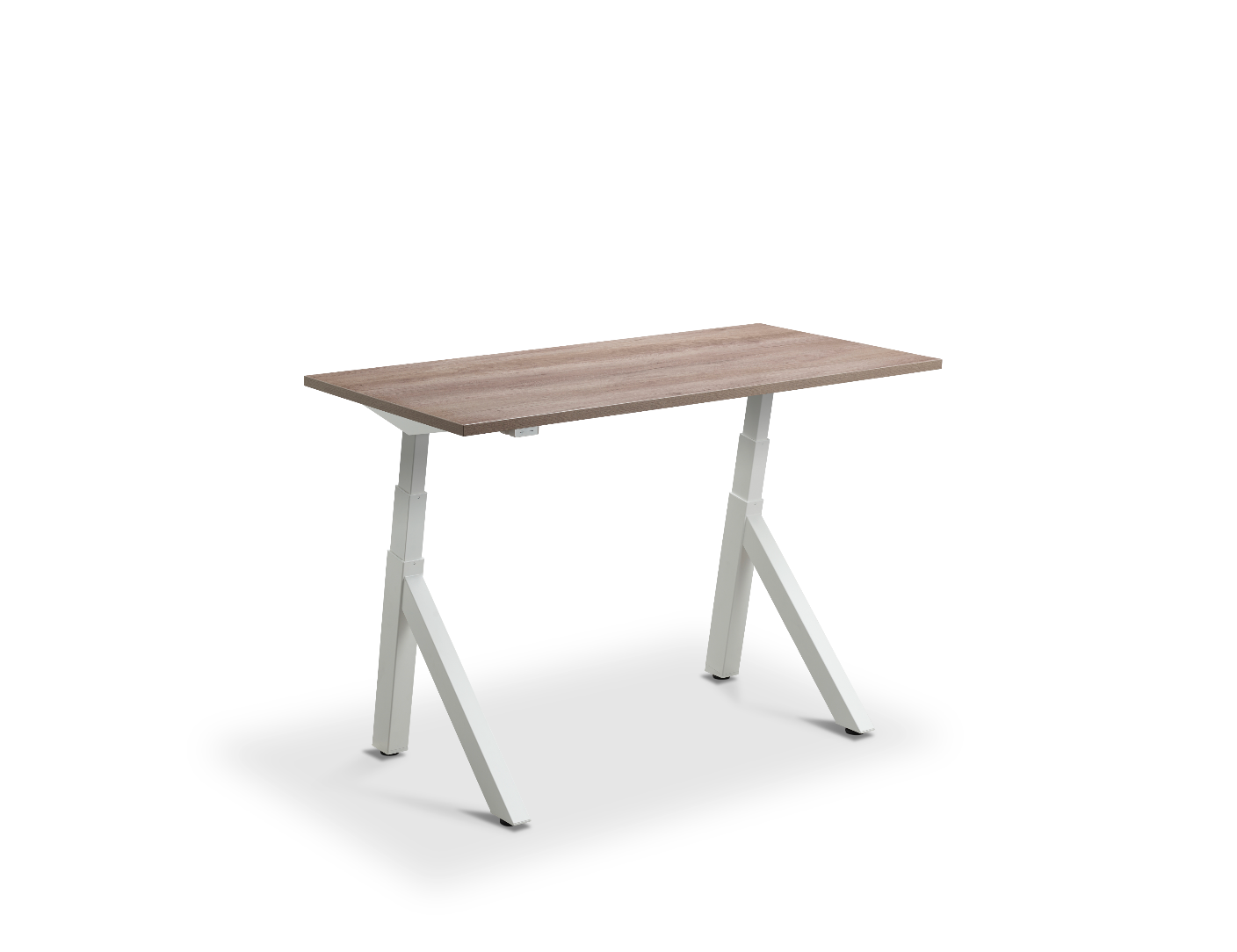 Grey Nebraska Oak GNO White Frame