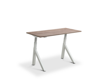Grey Nebraska Oak GNO White Frame