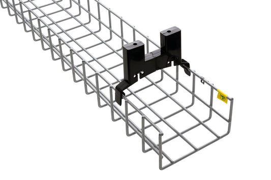 Premium Cable Basket & Desk Grommets Accessories CMD 1000mm Silver 