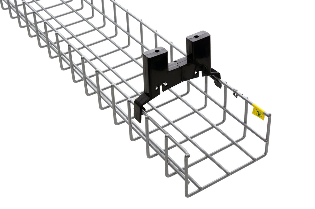 Premium Cable Basket & Desk Grommets Accessories CMD 1000mm Silver 