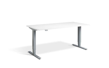 White WHI Silver Frame