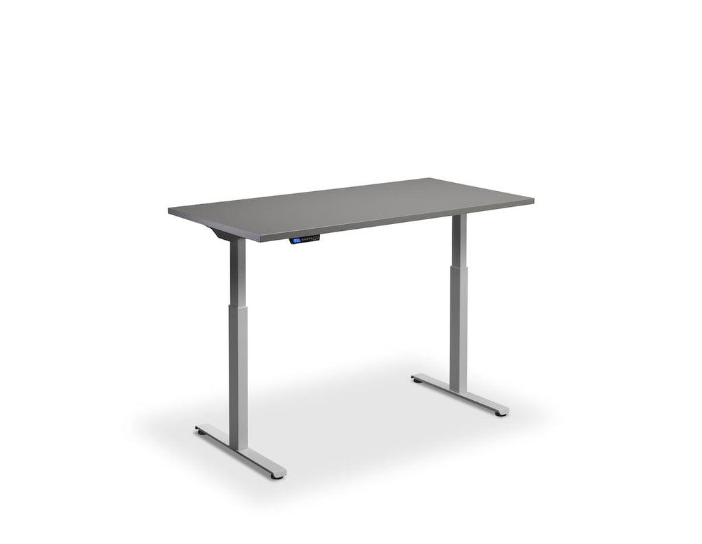 Lavoro Rusa Dual Motor Sit-Stand Desk - 700mm Deep Desktops - Silver Frame Accessories Lavoro Graphite 1200x700 Silver
