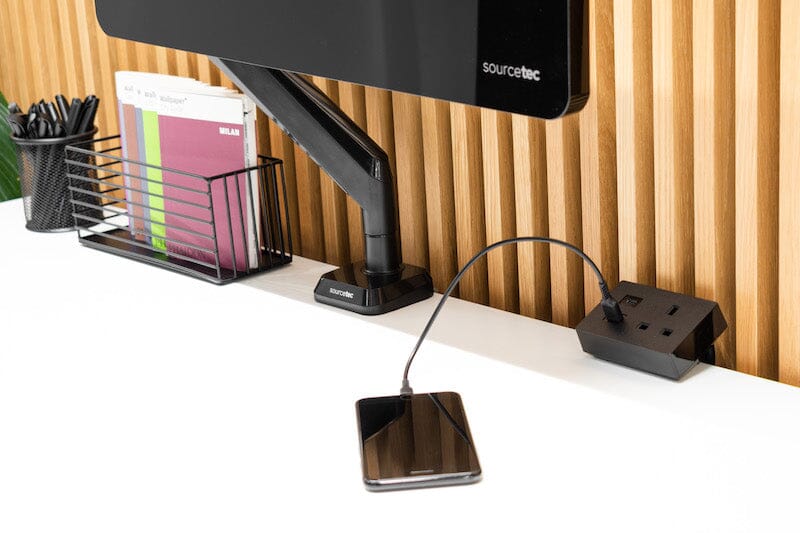 Sourcetec Nano with 1 Power and Dual Fast Charge USB A+C. - e-furniture