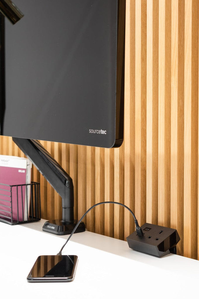 Sourcetec Nano with 1 Power and Dual Fast Charge USB A+C. - e-furniture