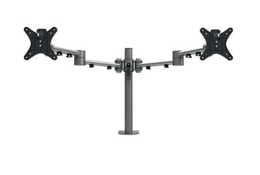 Vision HD Double Monitor Arm Accessories CMD Silver  