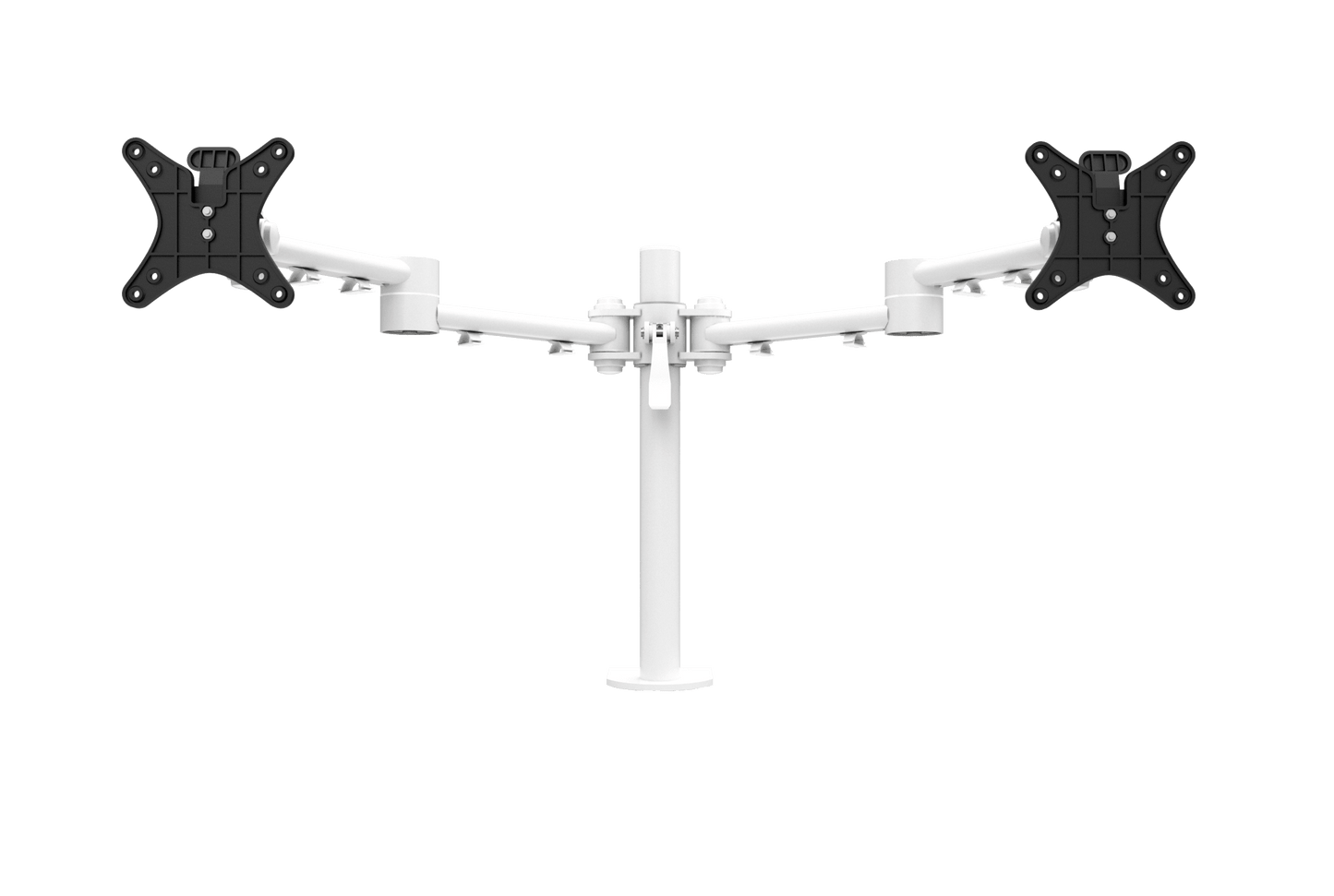 Vision HD Double Monitor Arm Accessories CMD White  