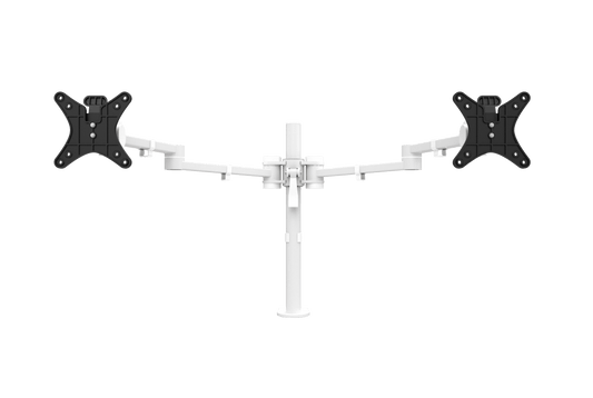 Vision S Double Monitor Arm Accessories CMD White  
