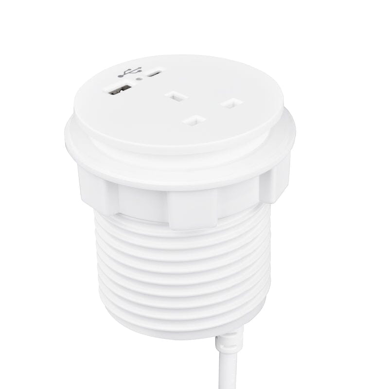 Sourcetec Ion with 1 Power and Dual Fast Charge USB A+C. - e-furniture