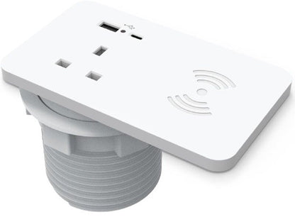 Sourcetec Ion Duo with 1 Power, Dual Fast Charge USB A+C and Wireless Charging Pad Accessories Sourcetec   