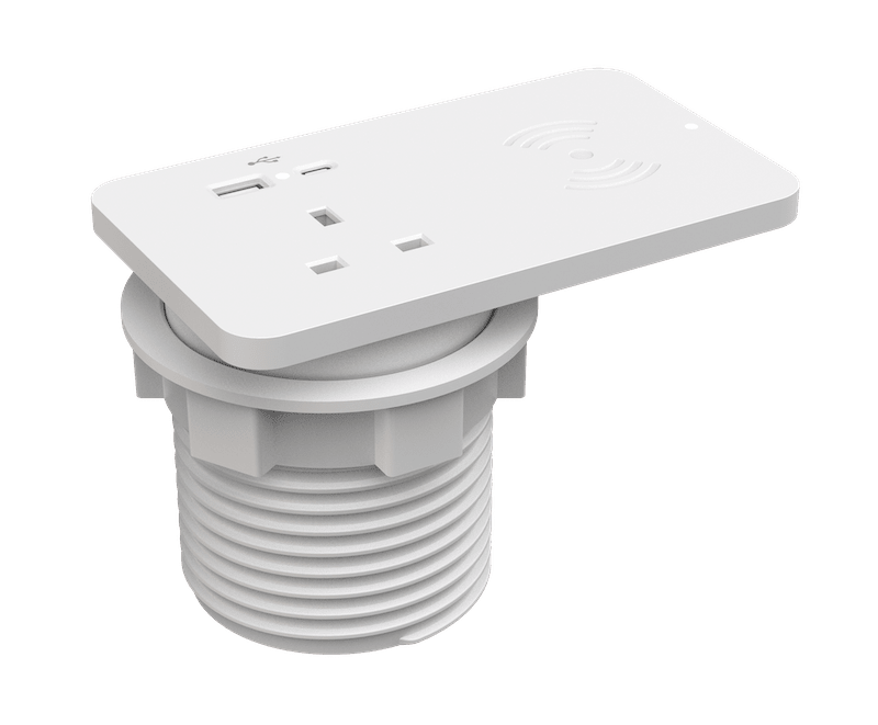 Sourcetec Ion Duo with 1 Power, Dual Fast Charge USB A+C and Wireless Charging Pad Accessories Sourcetec   