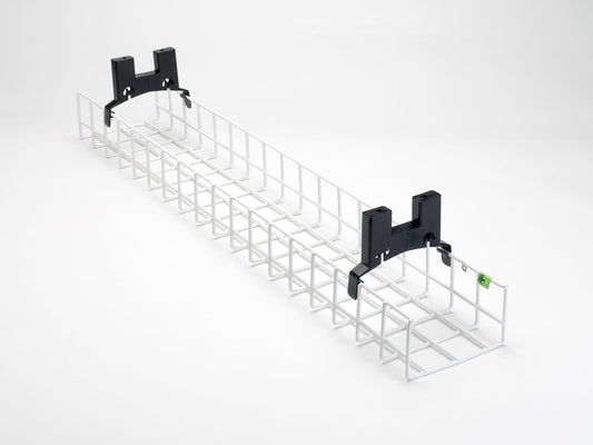 Premium Cable Basket & Desk Grommets Accessories CMD 1000mm White 