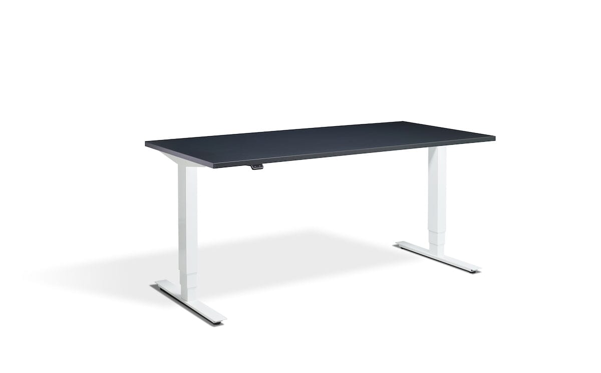 Lavoro Advance Dual Motor Sit-Stand Desk - 700mm Deep Desktops - White Frame Accessories Lavoro Anthracite 1200x700 White