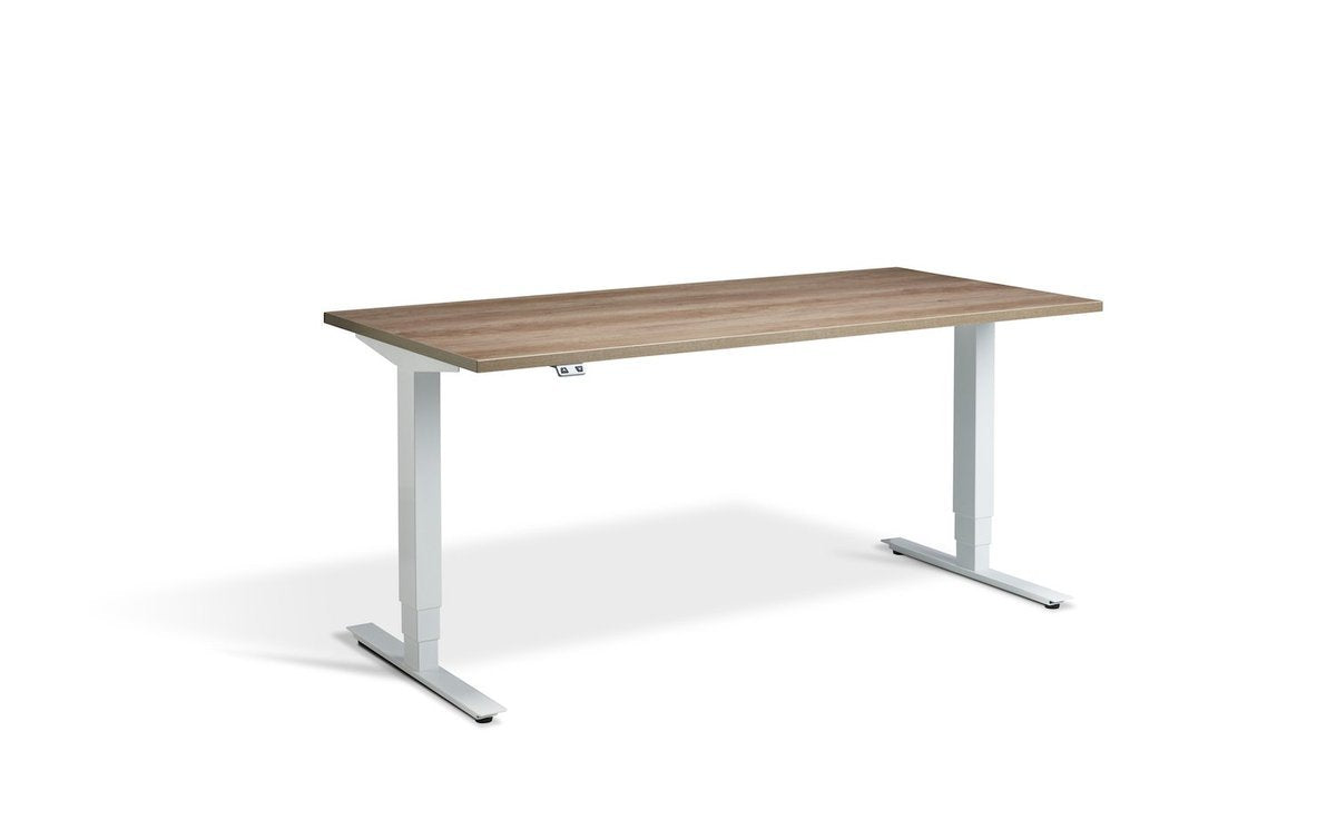 Grey Nebraska Oak GNO White Frame