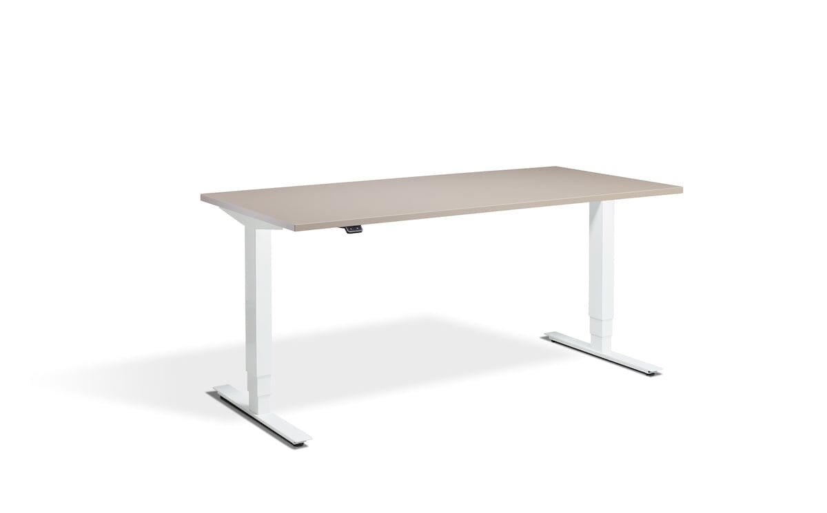 Lavoro Advance Dual Motor Sit-Stand Desk - 700mm Deep Desktops - White Frame Accessories Lavoro Stone 1200x700 White