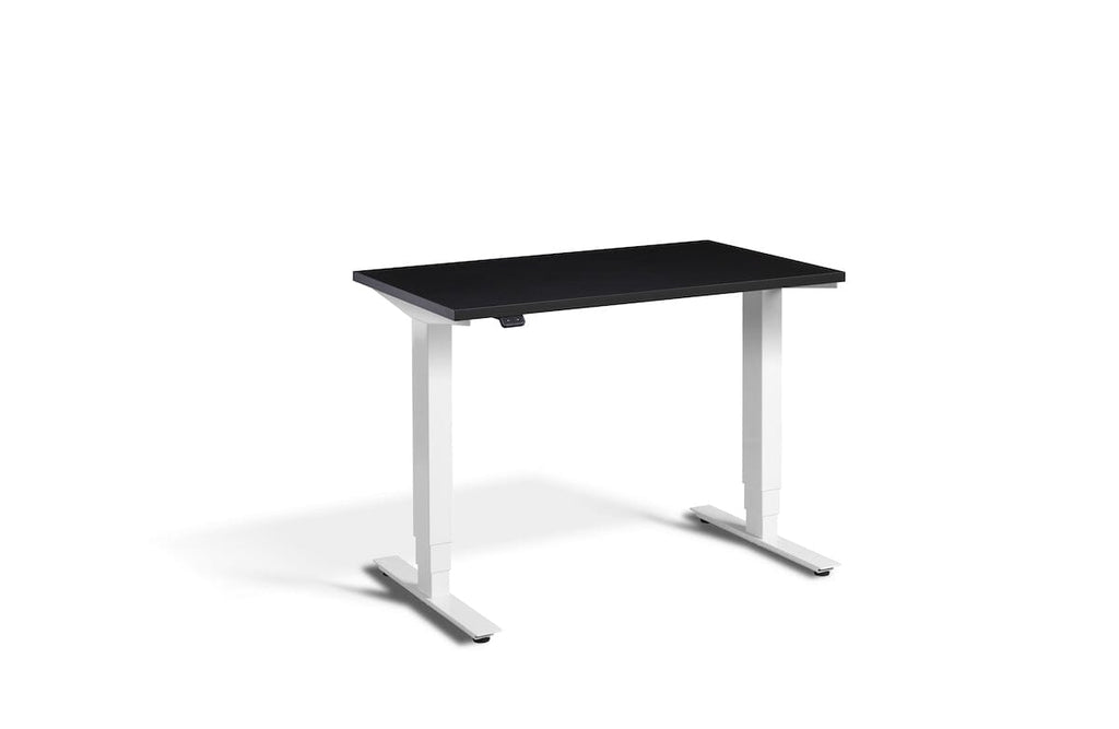 Lavoro Advance Mini Dual Motor Sit-Stand Desk - White Frame Accessories Lavoro Soft Black  