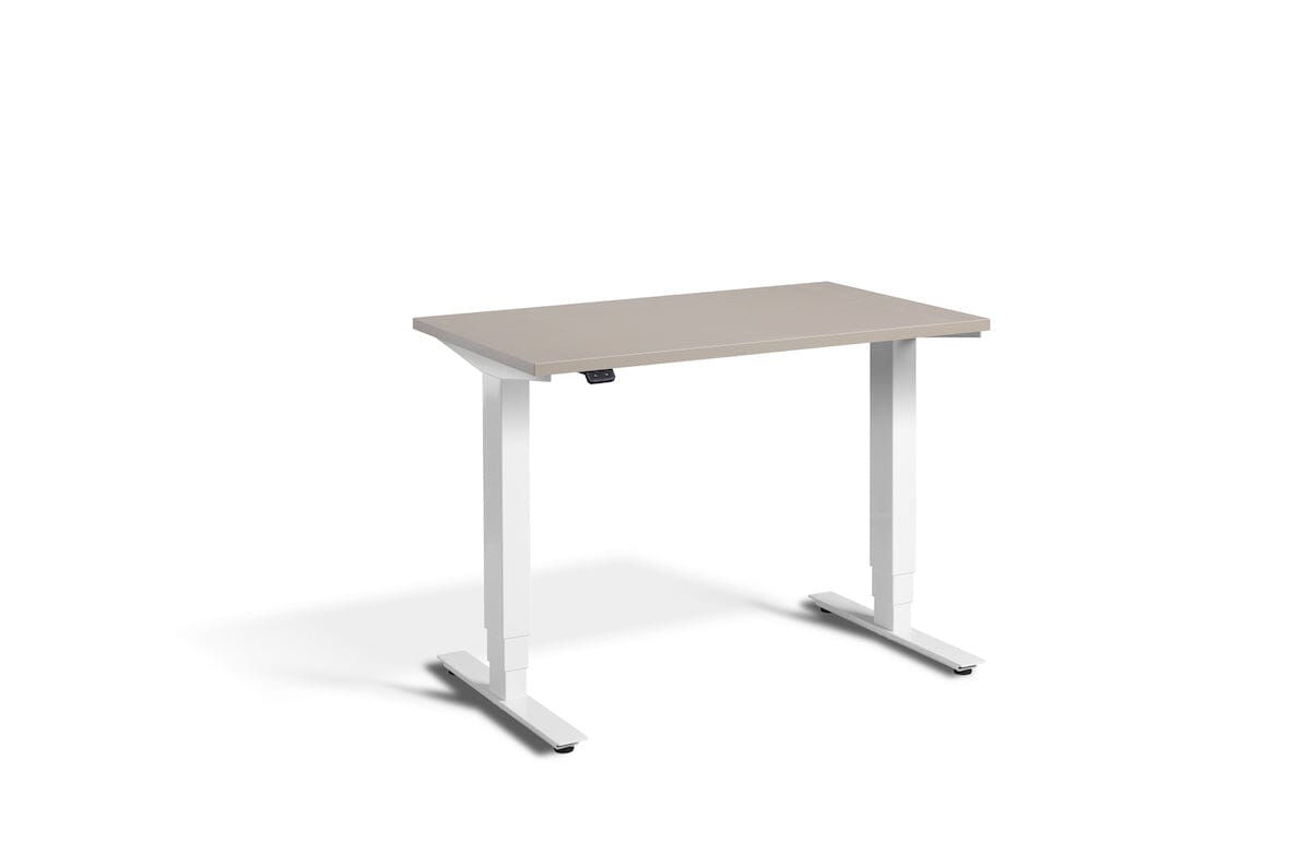 Lavoro Advance Mini Dual Motor Sit-Stand Desk - White Frame Accessories Lavoro Stone  