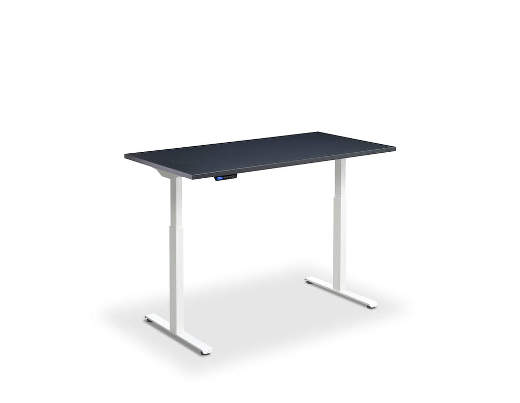 Lavoro Rusa Dual Motor Sit-Stand Desk - 800mm Deep Desktops - White Frame Accessories Lavoro Anthracite 1200x800 White