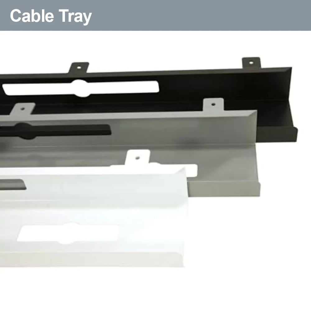 Yo-Yo Cable Tray Accessories Yo-Yo Office Silver  