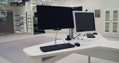 Atdec Dual Swing Arms on Post Accessories Atdec   