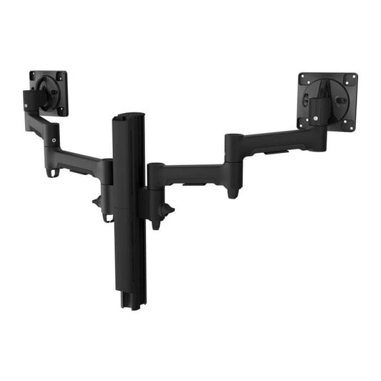 Atdec Dual Swing Arms on Post Accessories Atdec Black Bolt Through 