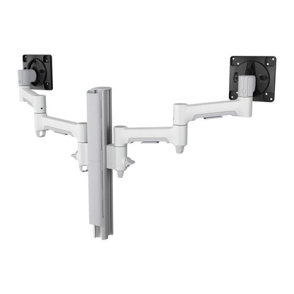 Atdec Dual Swing Arms on Post Accessories Atdec White Bolt Through 