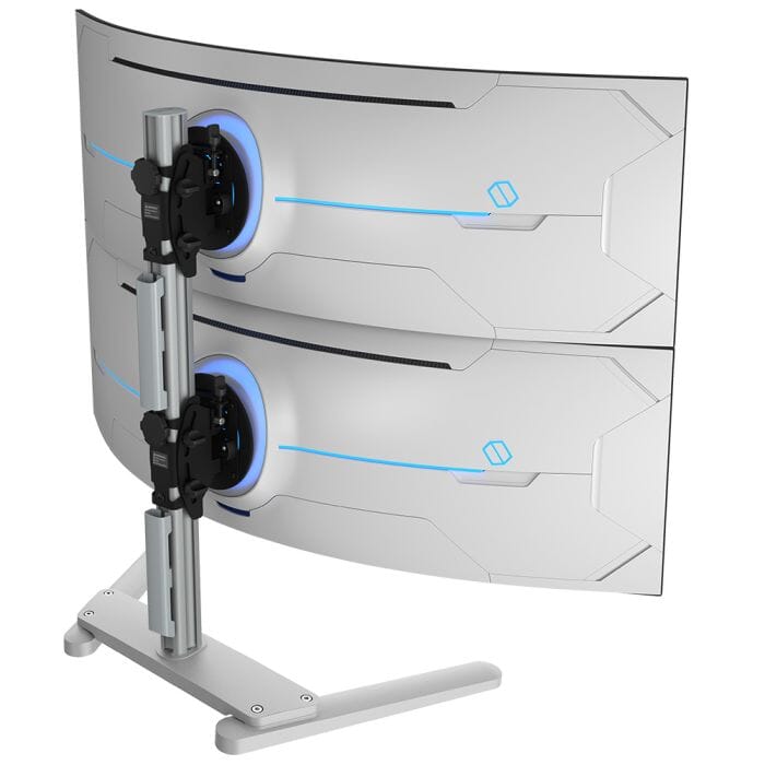Atdec Super Heavy duty Dual Mount on Freestanding Foot Accessories Atdec Silver  