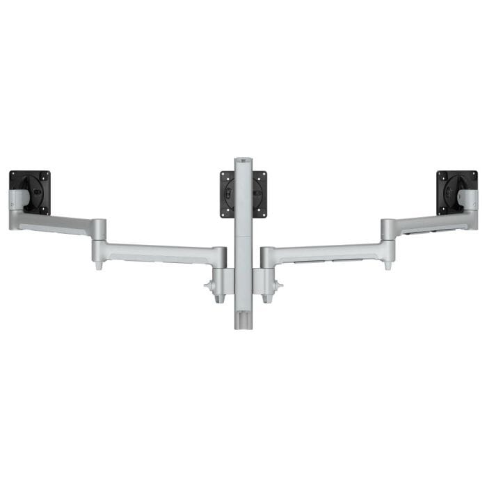 Atdec Triple Monitor Mount with Post Accessories Atdec Silver Bolt Through 