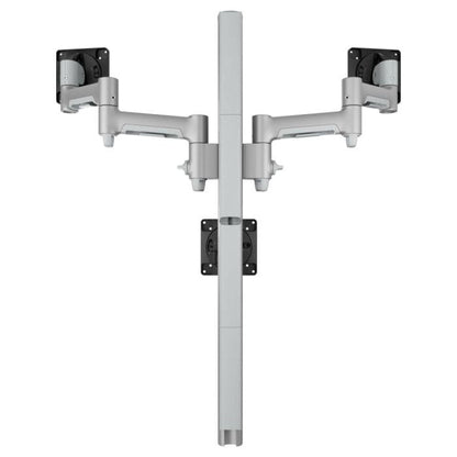 Atdec Triple Monitor Stack Mount Accessories Atdec White Heavy Duty F Clamp 