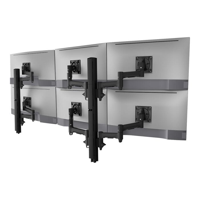 Atdec Hex Mount with Two Posts Accessories Atdec   