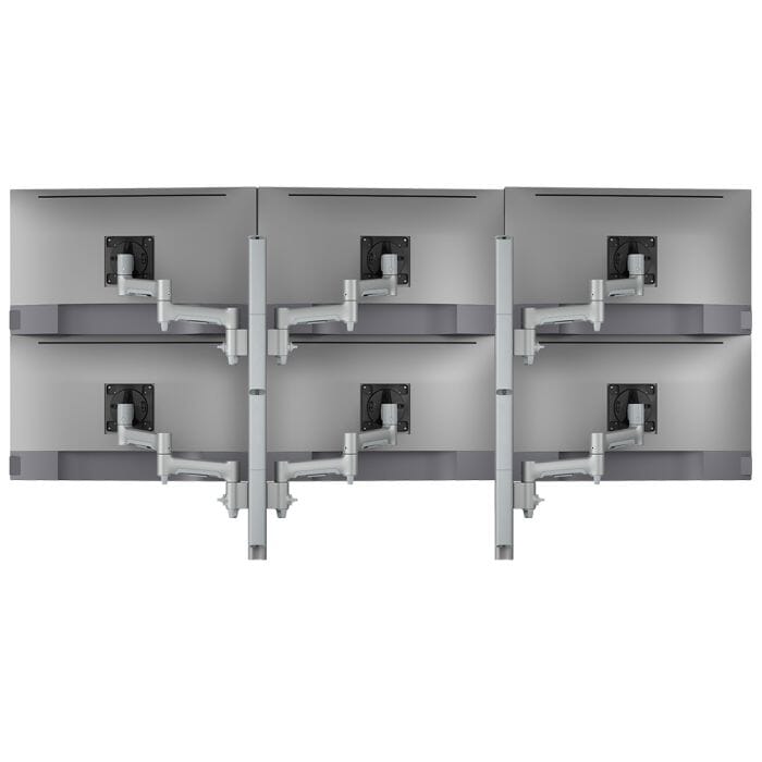 Atdec Hex Mount with Two Posts Accessories Atdec   