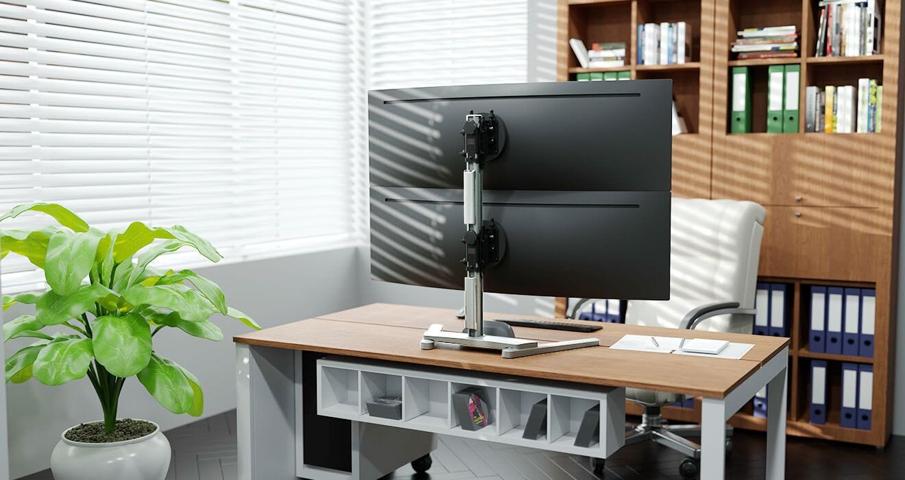 Atdec Super Heavy duty Dual Mount on Freestanding Foot Accessories Atdec   