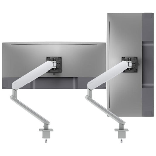 Atdec Ora Duo Monitor Arm - For Flat and Curved Screens Accessories Atdec Silver  